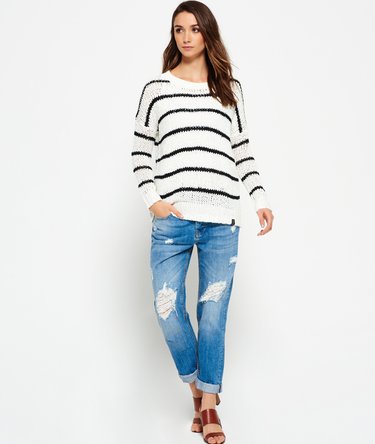 Textured Stripe Tape Knit Jumper Image 3