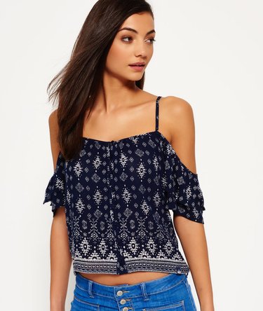 Peekaboo Border Cami Top Image 1