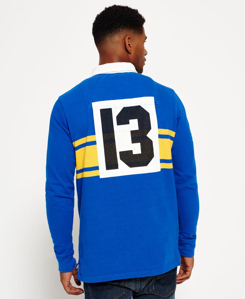 mens Leeds Rhinos Rugby Shirt in COBALT/GOLD | Superdry US