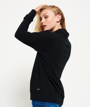 Sudadera con capucha y cuello chimenea Sporty Image 5