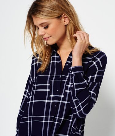Mariner Check Boyfriend Shirt Image 1