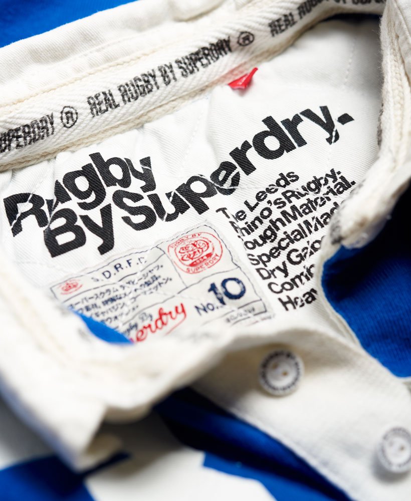 レビュー高評価の商品!の商品をすべて Rugby Rhinos Leeds mens Shirt US Superdry | COBALT/GOLD in ウェア