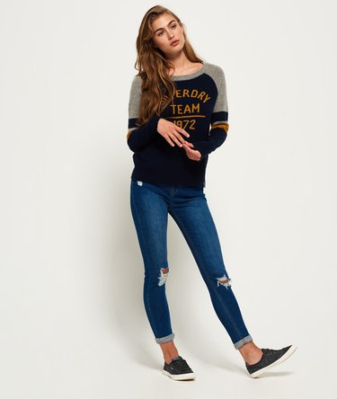 Varsity Logo Knit Image 4