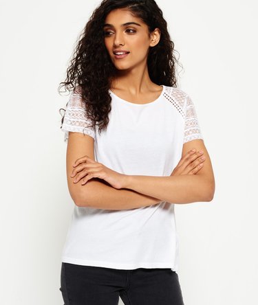 Embroidered Raglan T-shirt Image 1