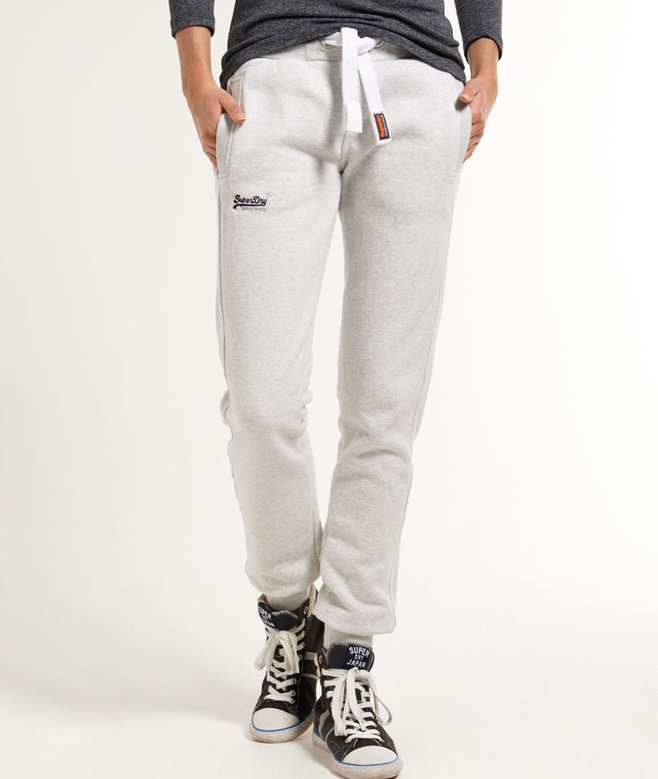 Pantalon de jogging slimblanc glacier chiné pour Femme Superdry FR