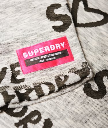 All Over Print Burnout Crew Jumper Image 8