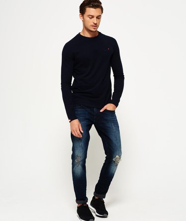 Vintage Long Sleeve Embroidered T-shirt Image 3