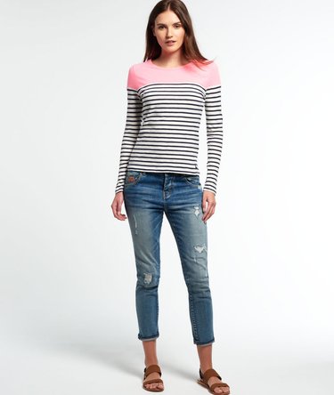 Essentials Colour Block Breton Top Image 3