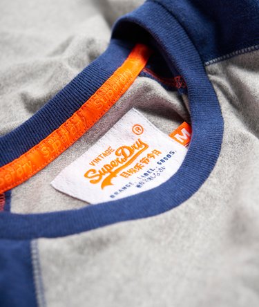 Orange Label Grit Baseball T-shirt Image 5