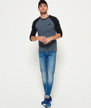 Orange Label långärmad baseball-t-tröja Image 3