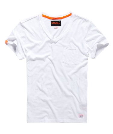Lite Loomed Cut Curl Vee T-shirt Image 1
