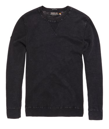 Garment Dyed L.A Crew Neck Jumper Image 3