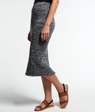 Essentials Twist Midi Skirt Image 2