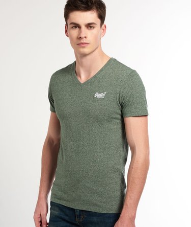 Vintage Emblem Vee Neck T-shirt Image 2