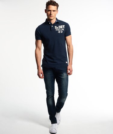 Appliqué Chest Hit Piqué Polo-Shirt Image 3