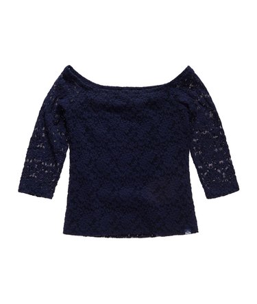 Essentials Off Shoulder Lace Top Image 2