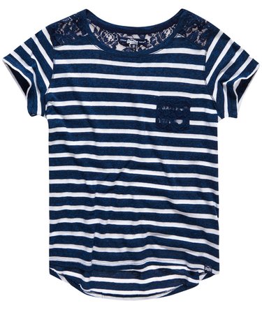 Super Sewn Stripe Pocket T-shirt Image 2