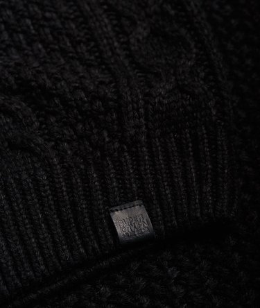 Columbus Cable Crew Neck Jumper Image 8