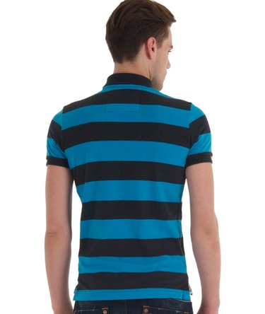 Stripe Jersey Polo Image 4