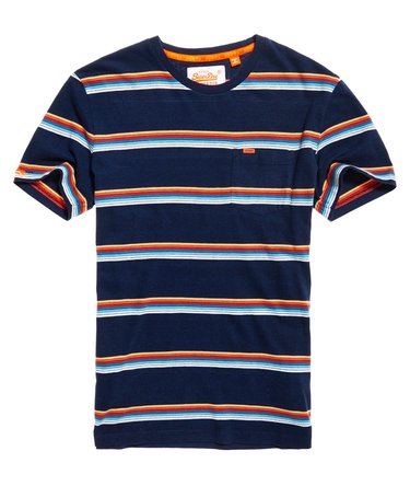Orange Label Cali Surf Stripe T-Shirt Image 2