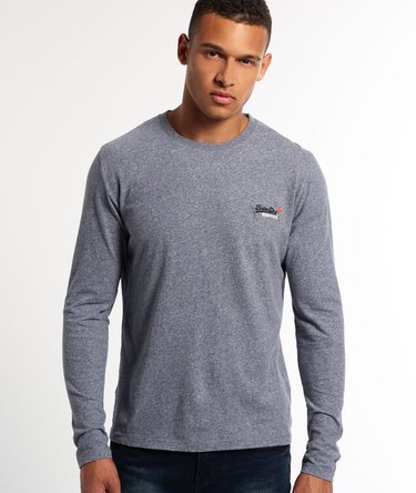 Vintage Embroidery Long Sleeve T-Shirt Image 1