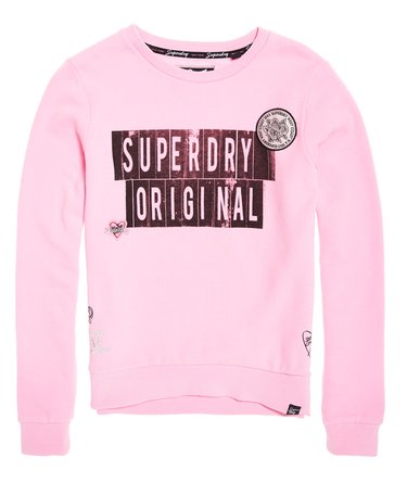 Bluza z okrągłym dekoltem Harriet z naszywkami Image 2