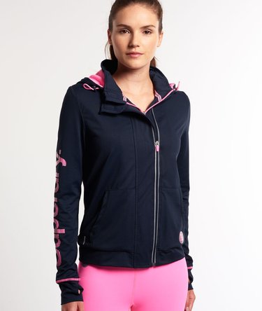 Superdry Gym Running Zip Hoodie Image 1