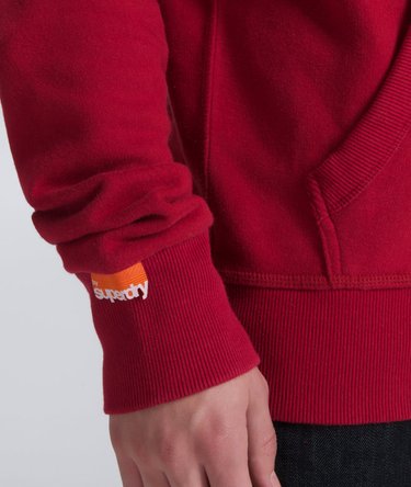 Orange Label Zip Hoodie Image 6