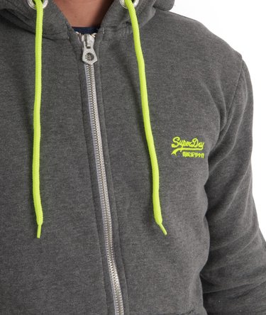 Pop Colour Zip Hoodie Image 6