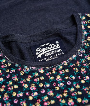 Super Sewn Print Lace T-shirt Image 5
