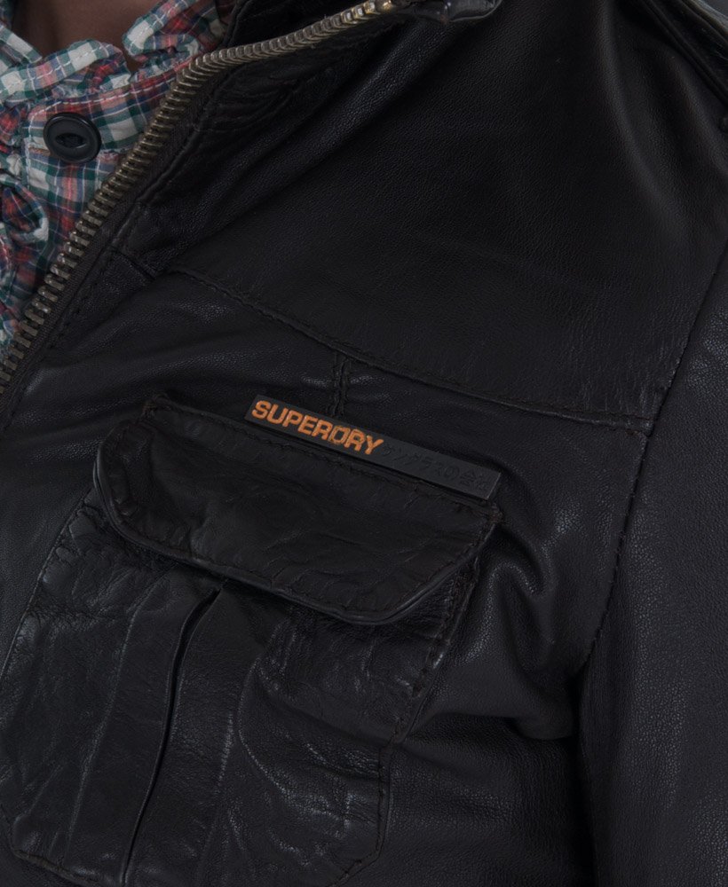 Superdry Ramona Women’s leather jacket womens Ramona Jacket in BROWN | Superdry US