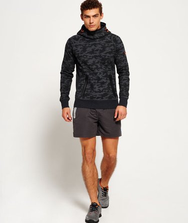 Gym Tech Funnel Neck Raglan Pocket Hoodie Image 3