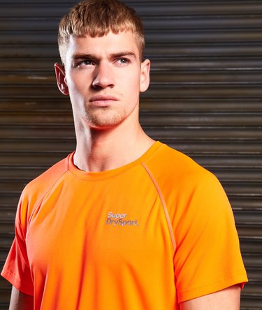 Core Train piqué T-shirt met vochtafvoerende mesh Image 6