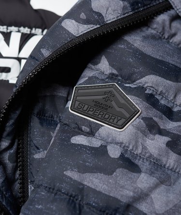 Printed Fuji Double Zip hooded Jacket Image 7