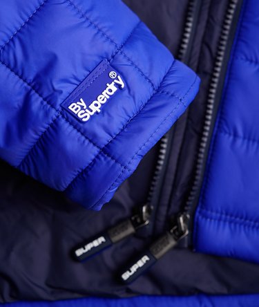 Hooded Box Quilt Fuji Jacket Image 7