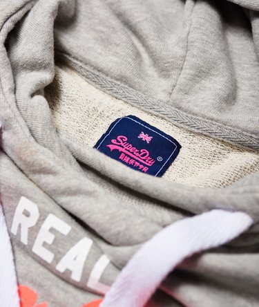 Vintage Logo Varsity Cropped Hoodie Image 6