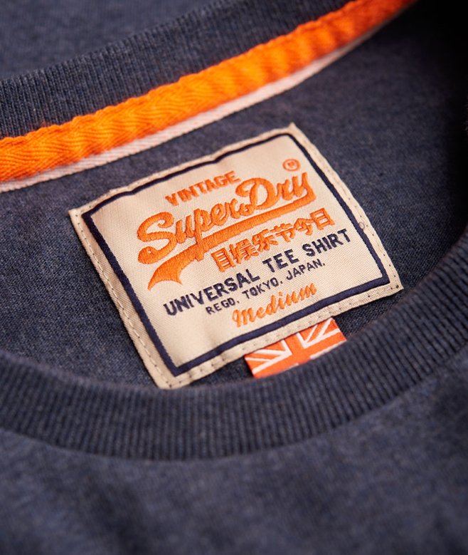 mens Orange Label T-shirt in MIDNIGHT MARL Superdry UK
