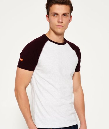 Orange Label Baseball Grit T-shirt Image 2