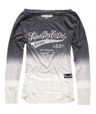 Ombre Glitter topje met gedropte schouders Image 2