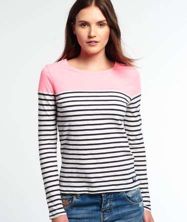 Essentials Colour Block Breton Top Image 1