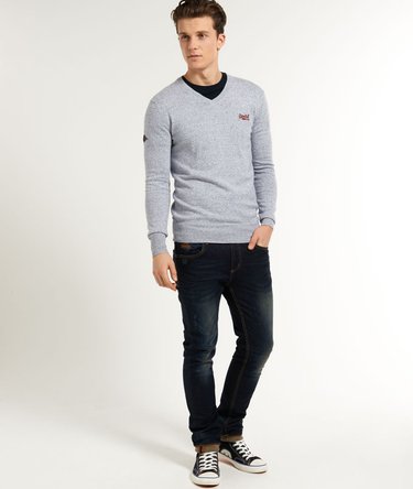 Orange Label tr&oslash;je med V-hals Image 3