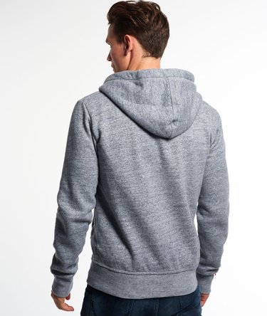 Orange Label Zip Hoodie Image 4