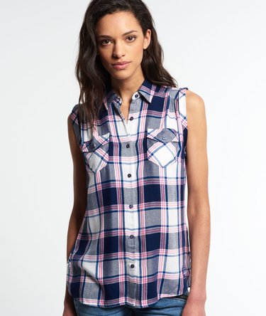 Boyfriend skjorte uten ermer Image 1