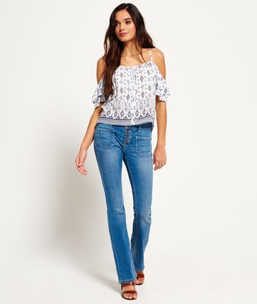 Peekaboo Border Cami Top Image 3