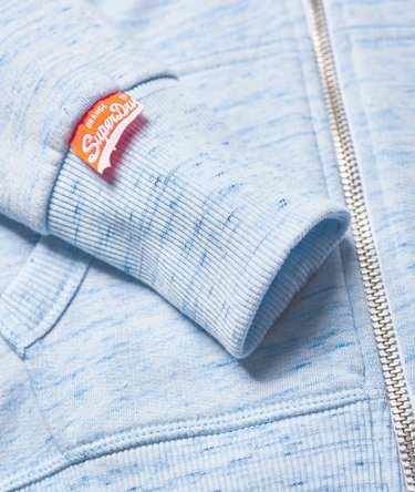 Felpa con zip e cappuccio Primary Orange Label Image 9