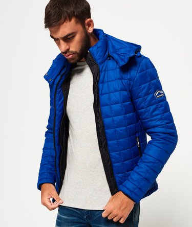 Hooded Box Quilt Fuji Jacket Image 1