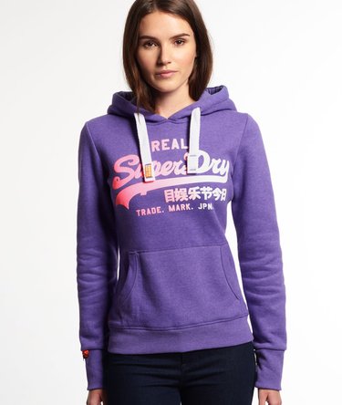 Vintage Logo Side Fade Hoodie Image 1