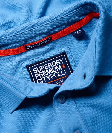 City Jaquard Pique Polo Image 6