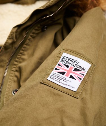 Faux Fur Hooded Rookie Military Parka Jacket Image 7