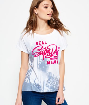 Miami Photographic Boyfriend T-shirt Image 1